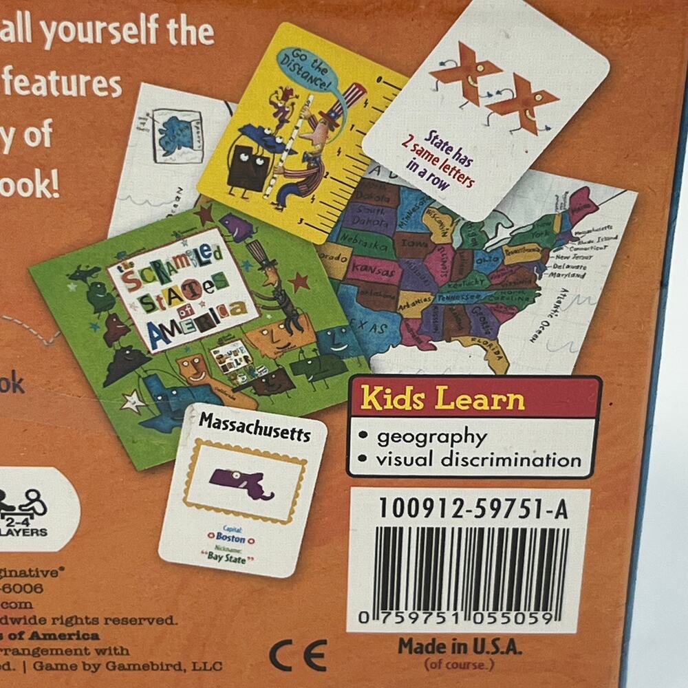 The Scrambled States of America Game 10th Anniversary Deluxe Edition New Sealed - Picture 9 of 10